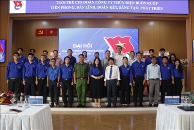 ĐẠI HỘI CHI ĐOÀN CƠ SỞ CÔNG TY THỦY ĐIỆN BUÔN KUỐP LẦN THỨ I, NHIỆM KỲ 2026 - 2028
